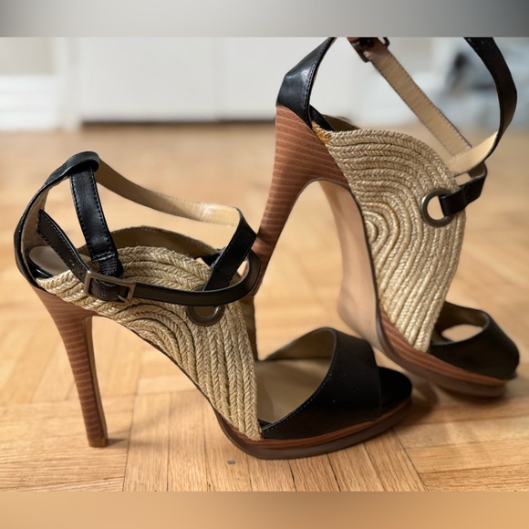 Nine & Co. Shoes - Nine & Co. Black Strappy Heels